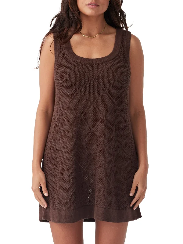 Instant Discount Ezra Mini Dress - Chocolate