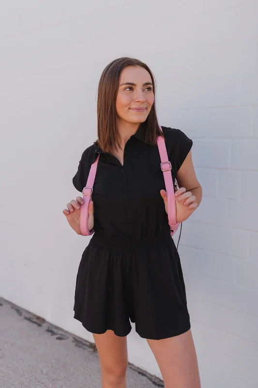 Exclusive Online Offer Feeling Secure Black Romper