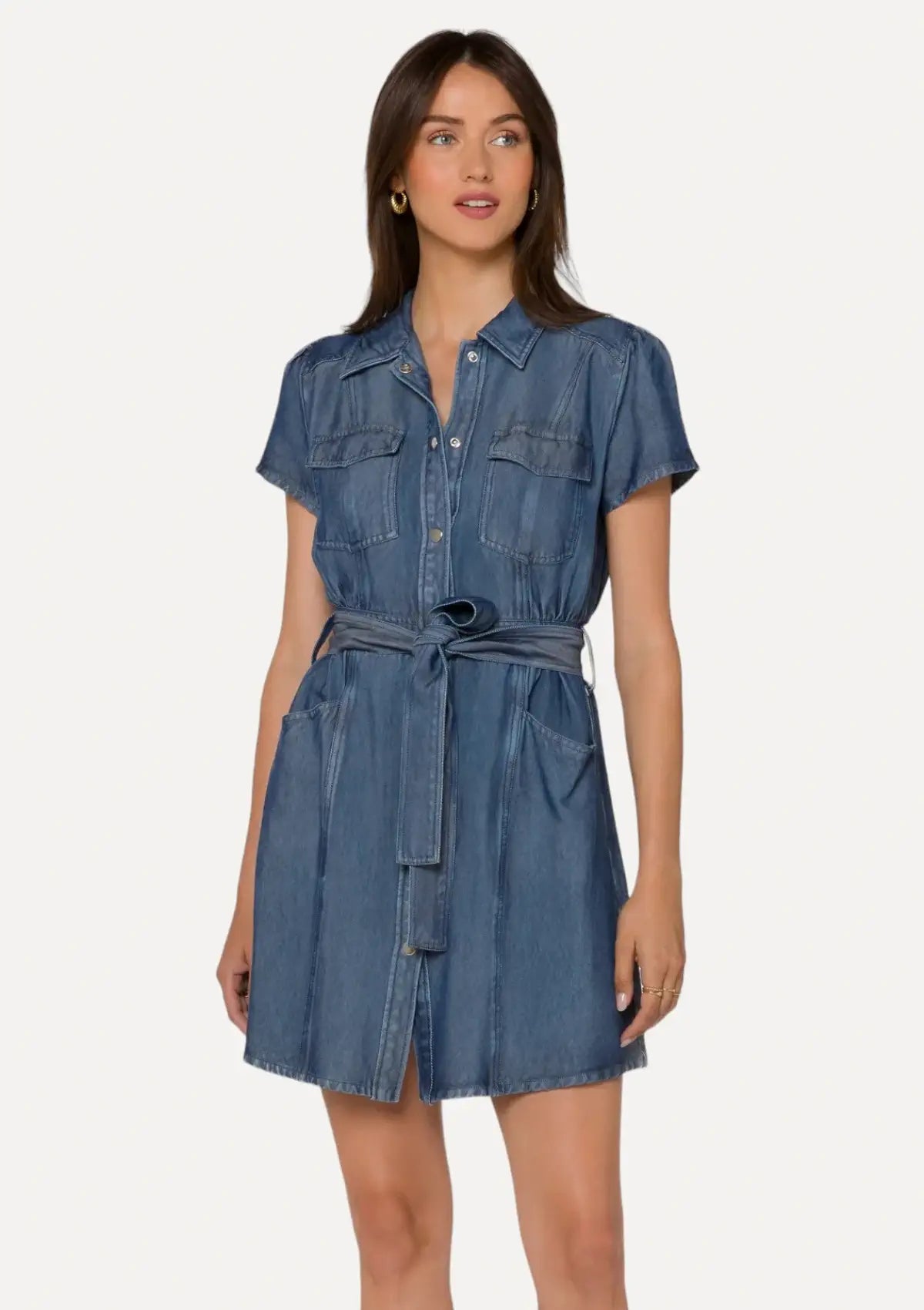 Bargain Blast Fonda Denim Dress - Calva