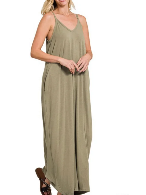 Price Drop Sheila Maxi Dress - Khaki