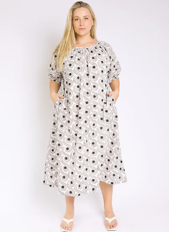 Don't Wait Goa Dress, stone swirls
