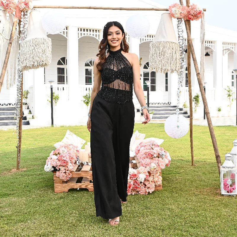 Deal Dash Grace Black Co-ord Set