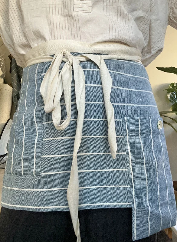 While Supplies Last Half Apron, Atlantic stripe
