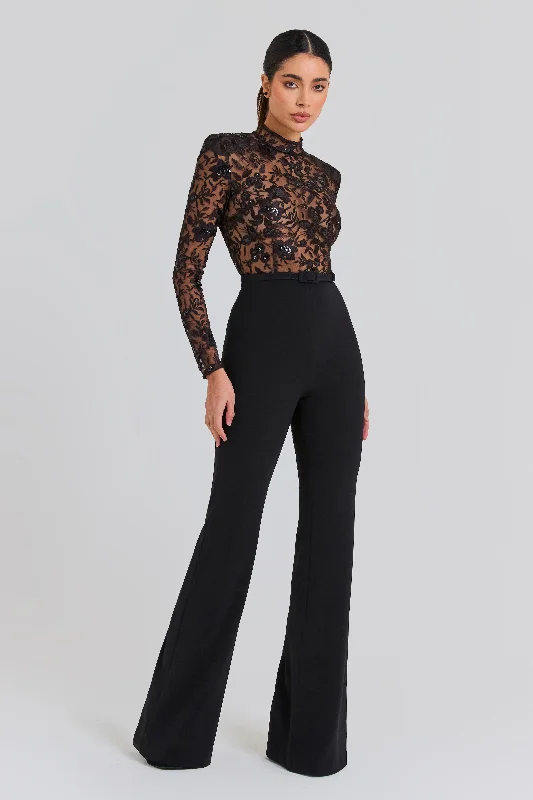 Final Clearance Joanna Black Jumpsuit