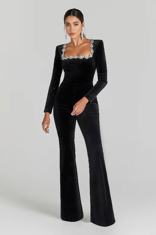 Great Deals Kimberly Black Jumpsuit