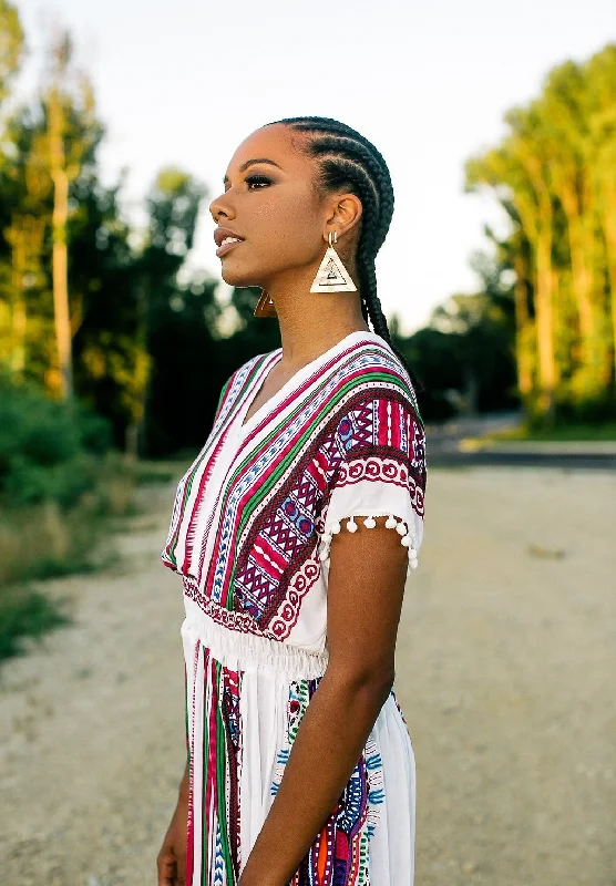 Price Cut Dashiki Print Long Dress