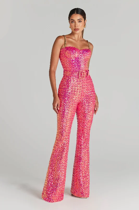 Early Access Lucinda Pink Jumpsuit