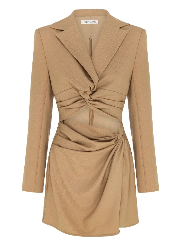Discount Deals Mona Dress Nutmeg
