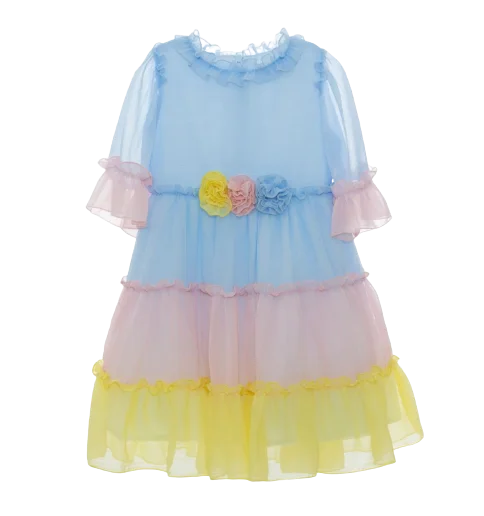 Bargain Blast Multicolor Chiffon Dress