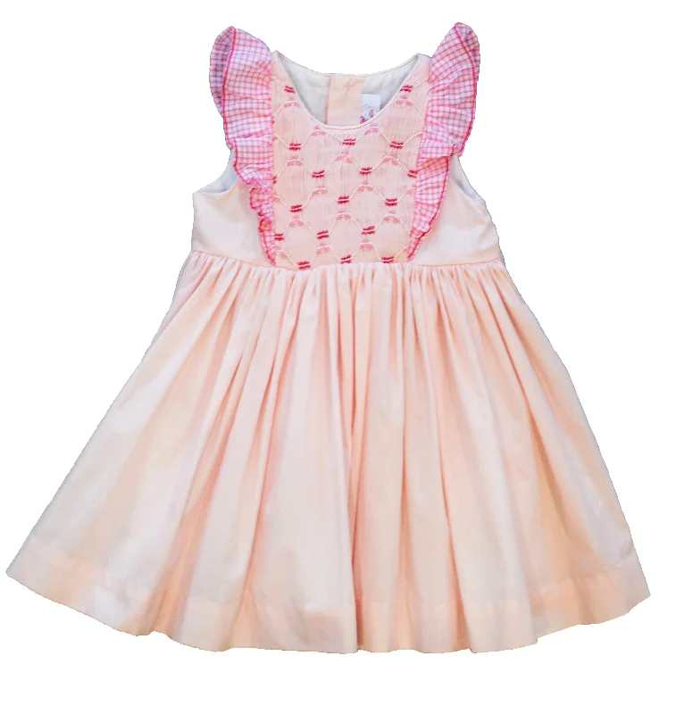 Savings Galore Netti Pink Gingham Dress