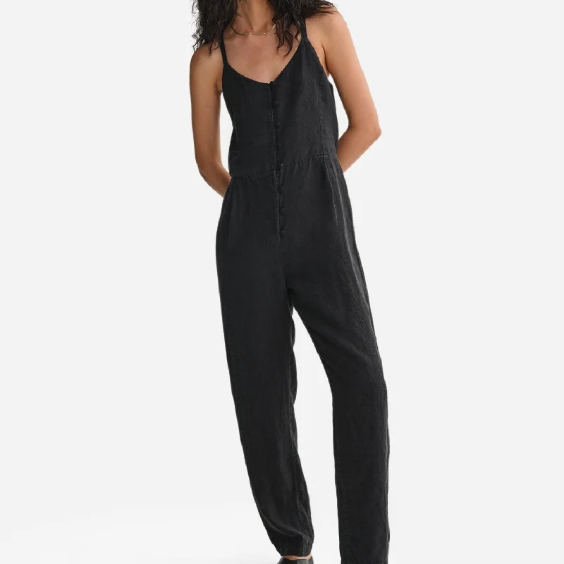 Major Savings Organic Linen Tank Jumpsuit