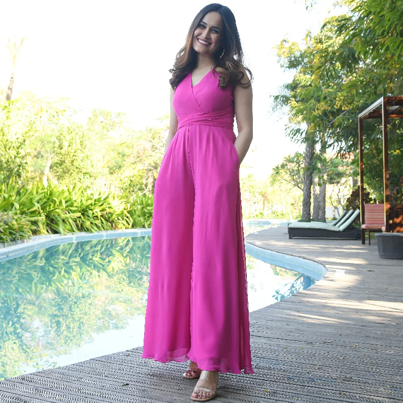 Members Only Phlox Pink Jumpsuit
