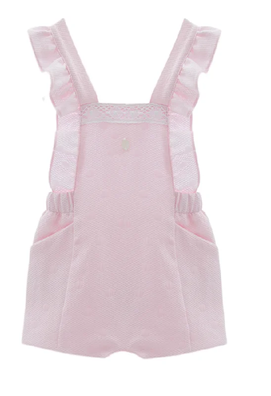 Limited Availability Pink Pique Romper