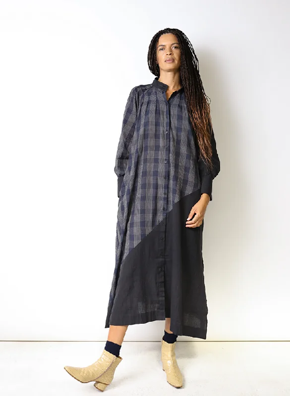 Exclusive Offers Raf Dress, sapphire plaid + black