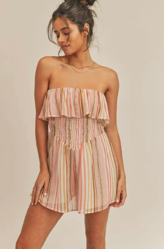 Stock Clearance Reef Romance Strapless Romper