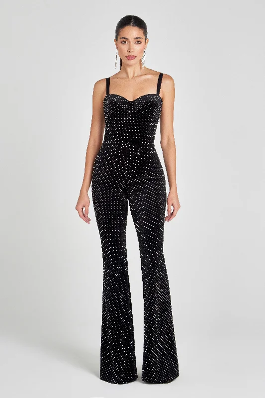 Price Cut Roxanne Black Jumpsuit