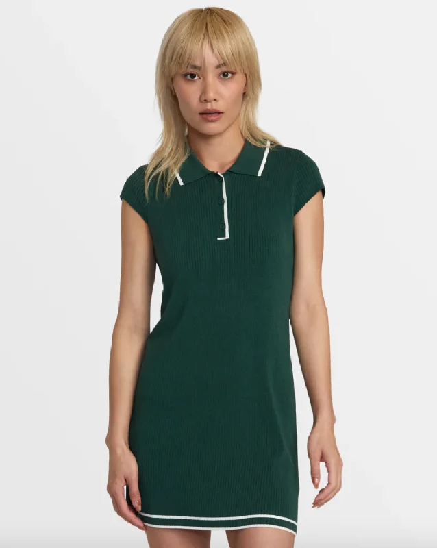 Exclusive Deal RVCA Womens Wednesday Sweater Dress- Pineneedle