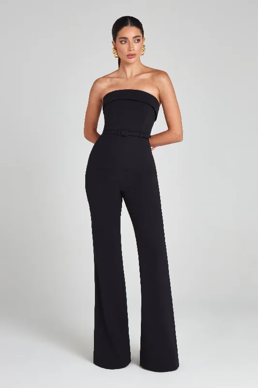 Fantastic Deals Sabrina Black Jumpsuit