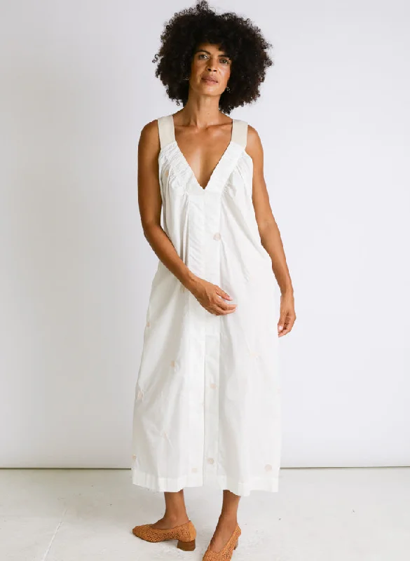 Value Deals Tania Dress, white shapes sample, size S