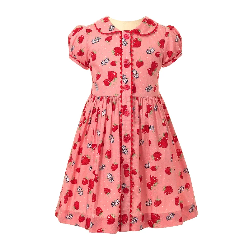 Unbeatable Prices Strawberry Button-Down Dress