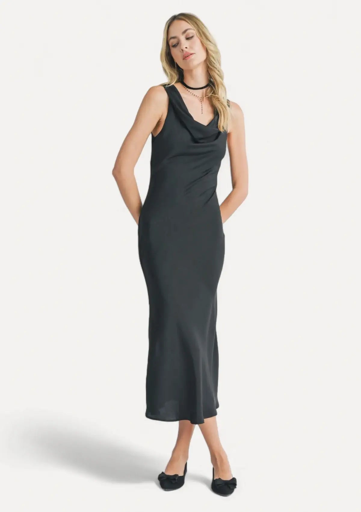 Deal Frenzy Sweet Treat Midi Dress - Black