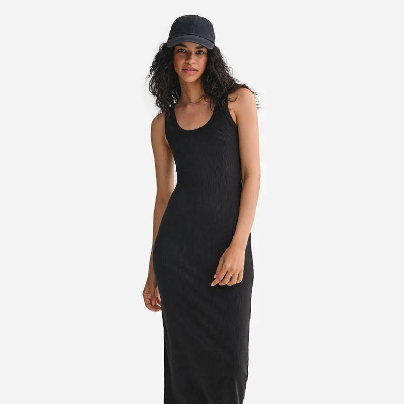 Quick Sale Tencel Rib Tank Maxi Dress