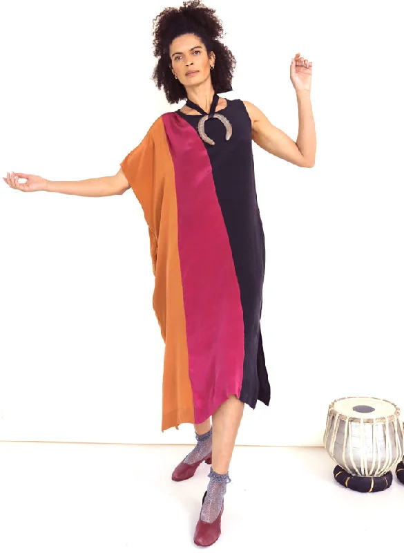 Must-Have Deals Thanh Dress, silk color block