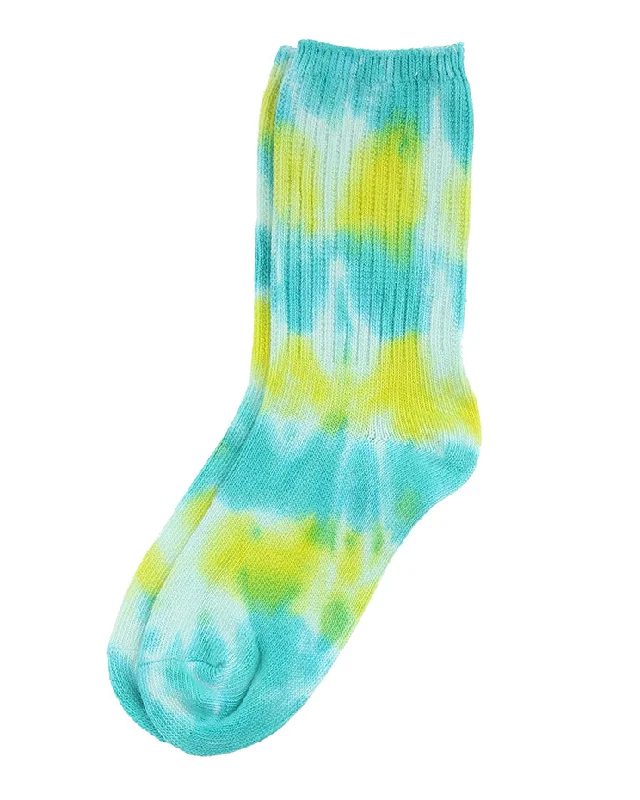 Mega Sale TIE DYE SOCKS - YELLOW & BLUE