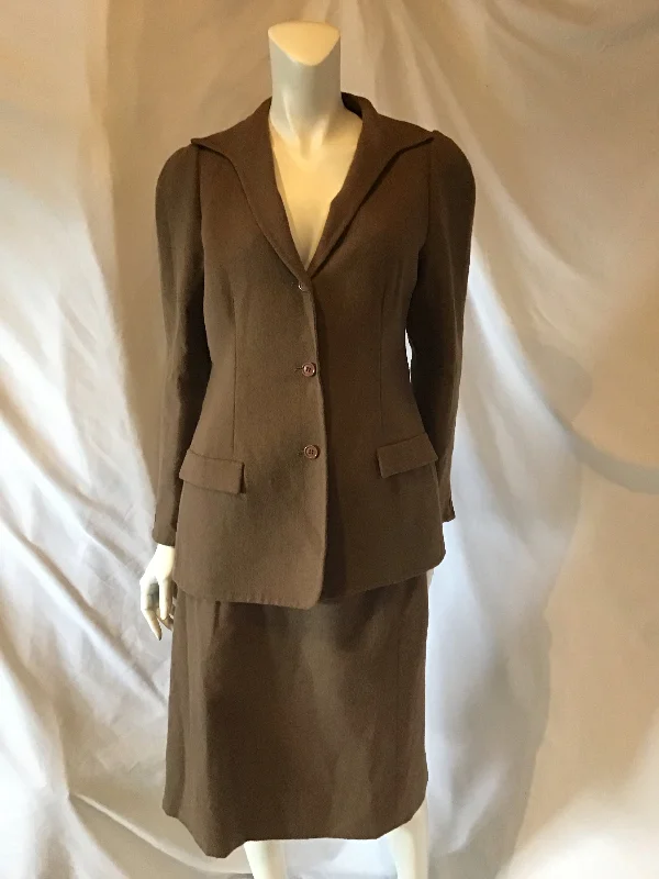 Exclusive Deal Halston 1970's Wool Suit