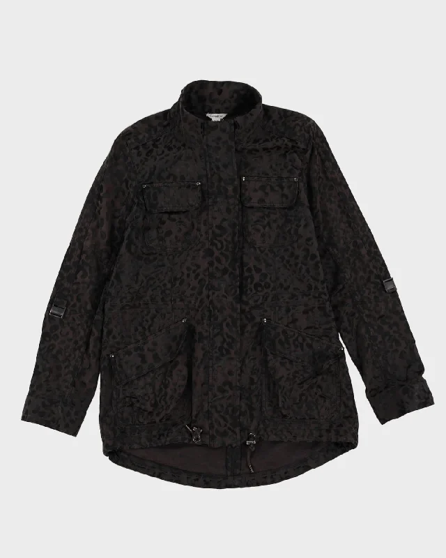 Savings Galore Calvin Klein Black Patterned Jacket - XS