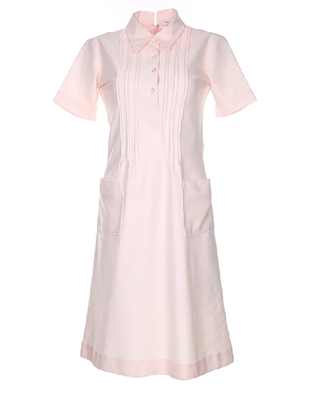 Price Break shirt style short sleeve dress - S