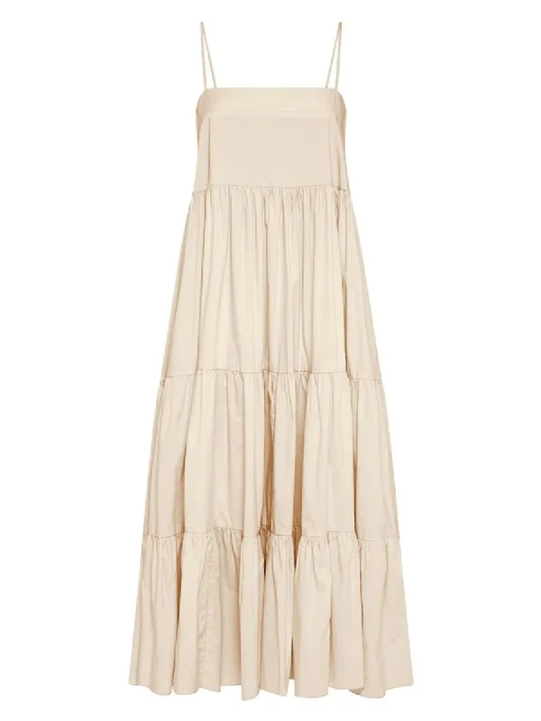Special Discount Violet Tiered Dress Coconut