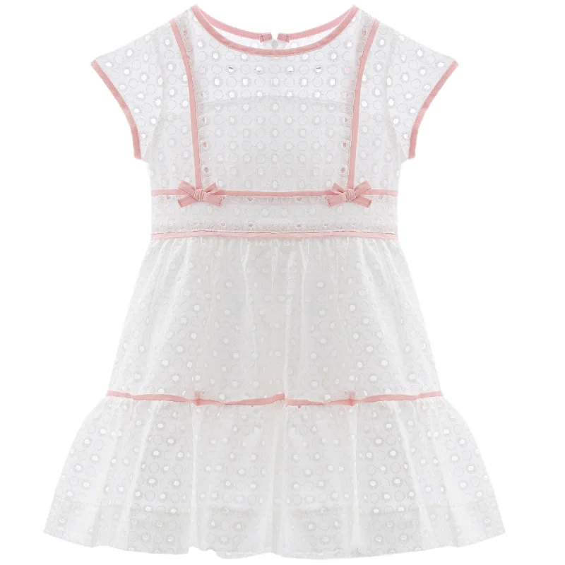 Low Prices White Eyelet Dress