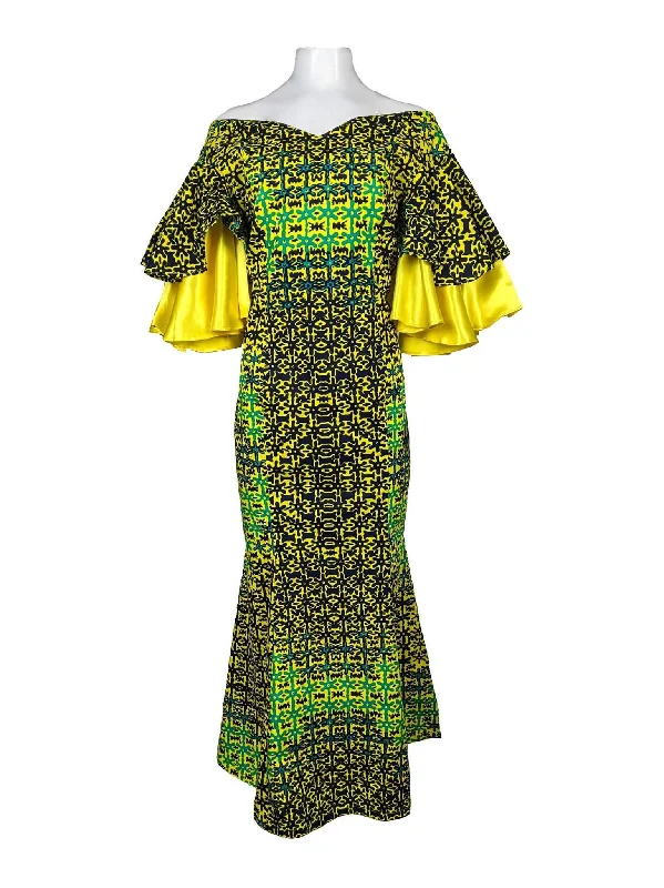 Discount Deals Women's Off-Shoulder Flair Dress