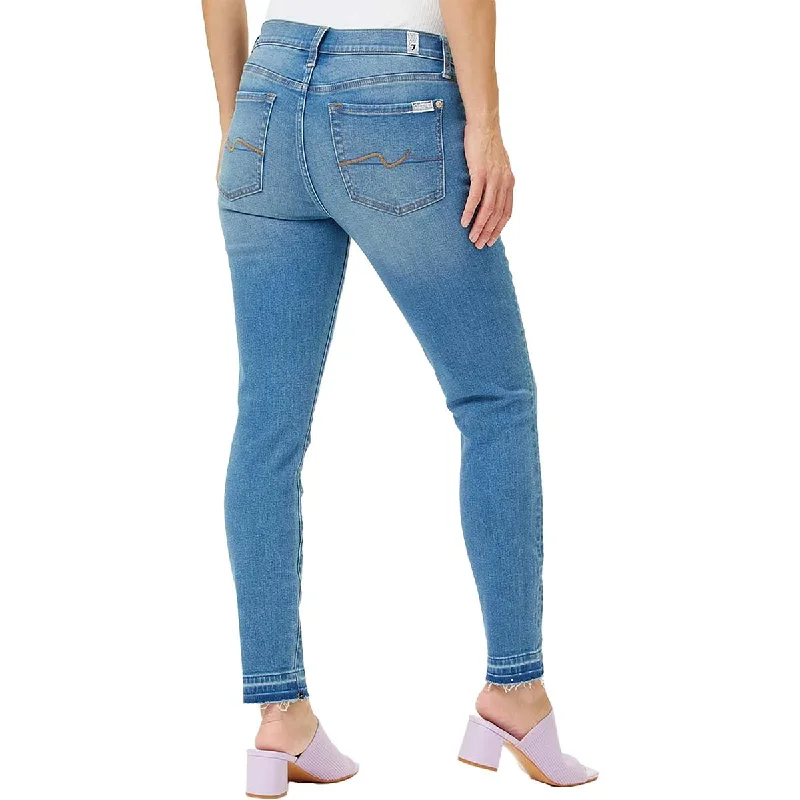 Big Discounts 7 For All Mankind Womens Gwenevere Mid-Rise Ankle Skinny Jeans
