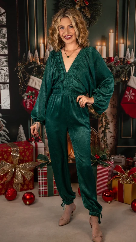 Midnight Sale Annie Satin Jumpsuit