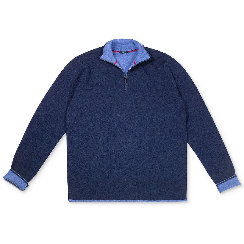 Take Advantage Benson Mens Wool 1/4 Zip Pullover Sweater
