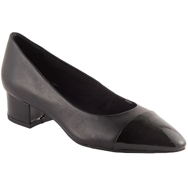Bonus Savings David Tate Womens Colette Leather Toe Cap Pumps
