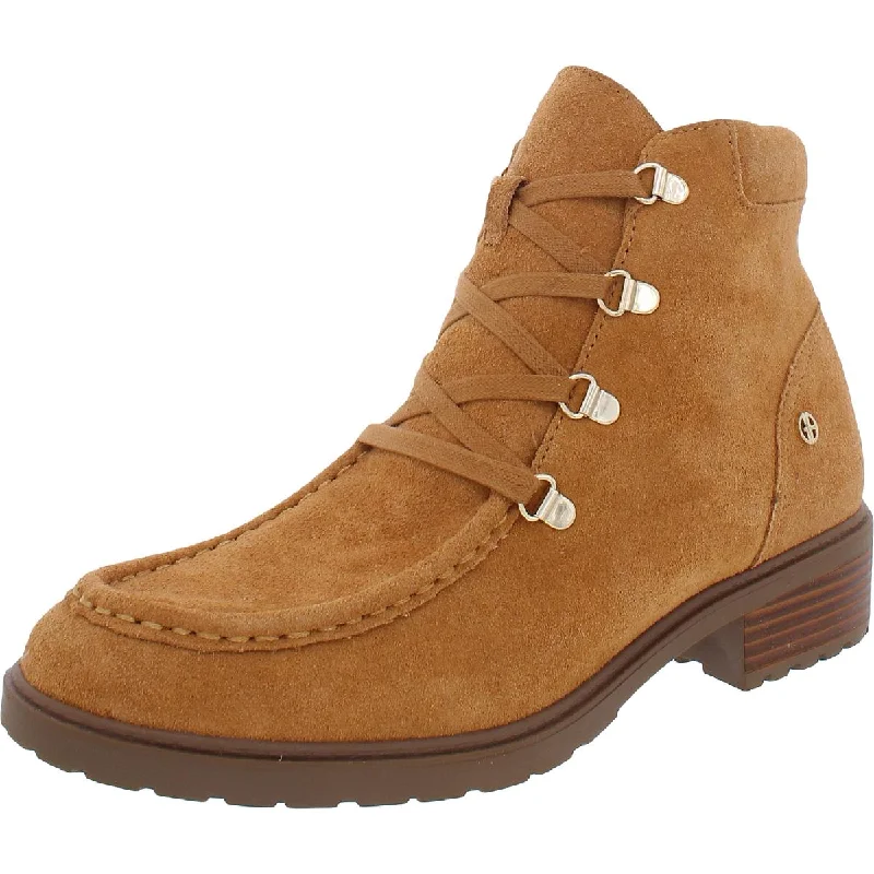 Price Break Giani Bernini Womens Bertey Suede Lace-Up Booties