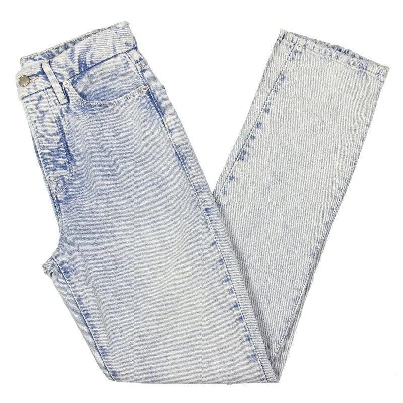 Price Rollback Good American Womens High Waist Curvy Straight Leg Jeans