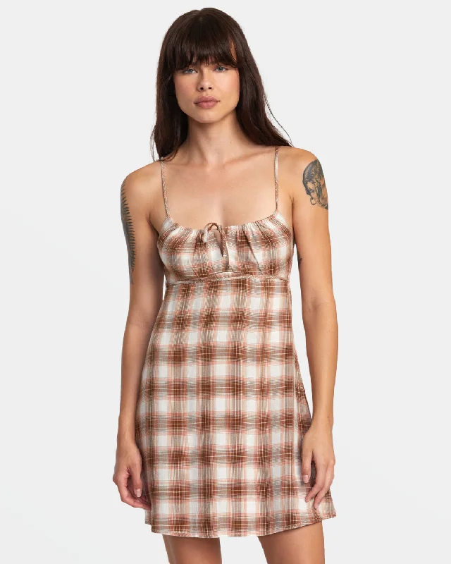 Loyalty Reward Hillside Mini Dress - Workwear Brown