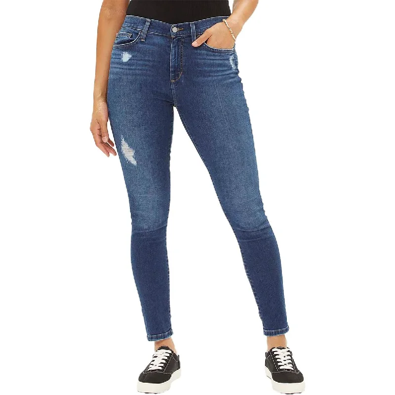 Online Only Joe's Womens Ankle Distressed Skinny Jeans
