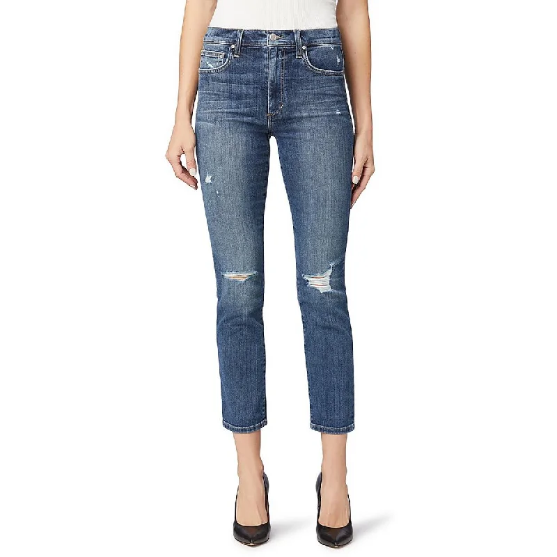 Crazy Deals Joe's Womens High-Rise Ankle Straight Leg Jeans