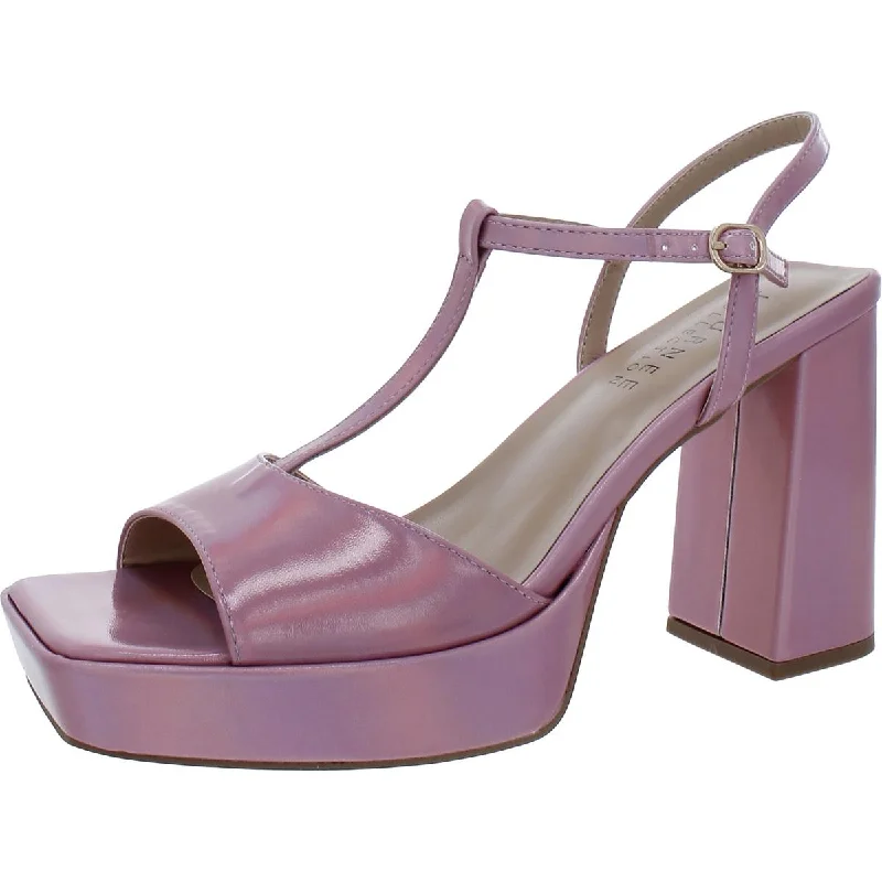 Price Drop Journee Collection Womens Faux Leather Shimmer Pumps