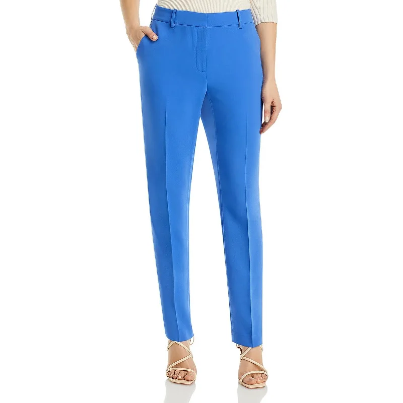 Price Cut Lafayette 148 New York Womens High Rise Pleated Ankle Pants