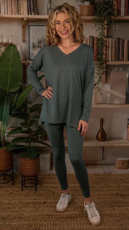 Extra Savings Lovin' Myself Ash Jade Legging Set