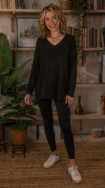 Deal Dash Lovin' Myself Black Legging Set