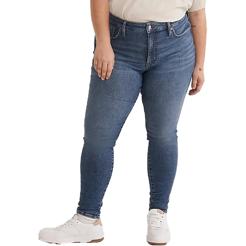 Early Access Madewell Womens Plus Mid-Rise Ankle Skinny Jeans