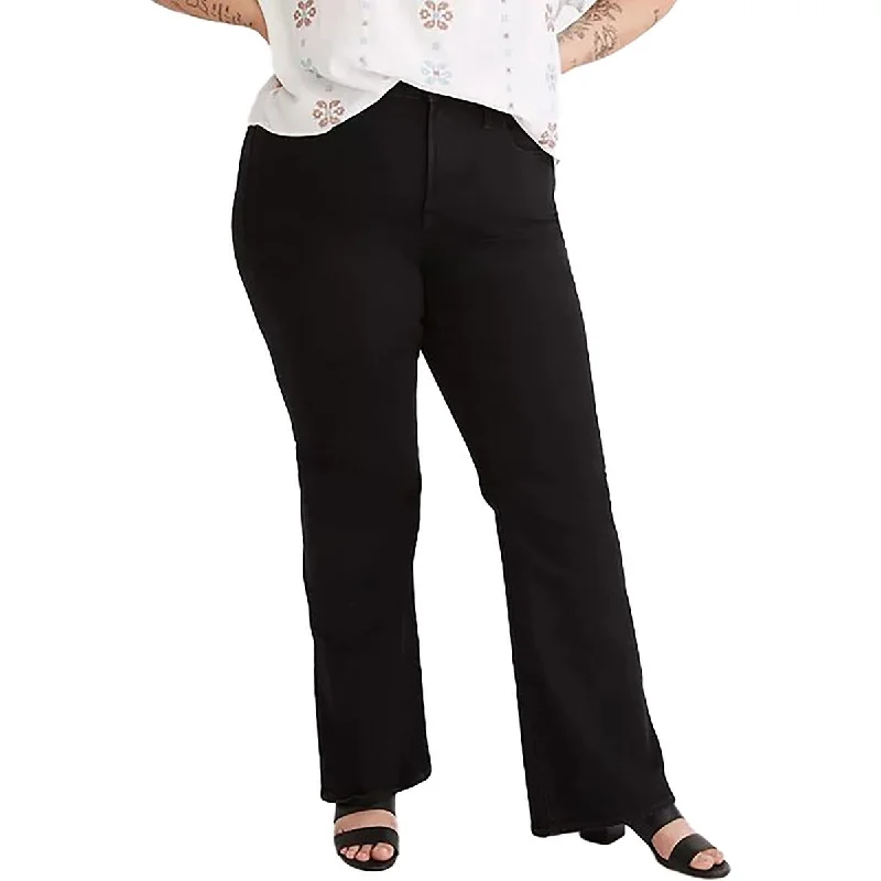 Price Rollback Madewell Womens Plus Mid-Rise Stretch Flare Jeans