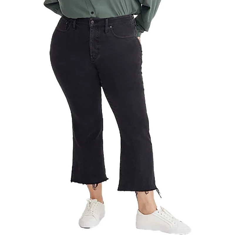 Limited Time Madewell Womens Raw Hem Cropped Bootcut Jeans
